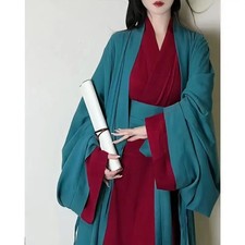 Chinese Hanfu Dress Women Cosplay Costume Ancient Traditional Song Dynasty Party