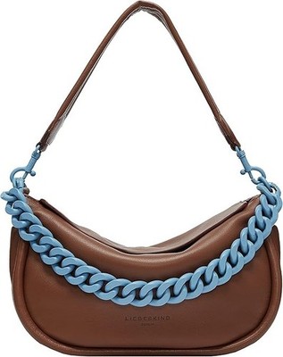 Liebeskind Berlin FAB HOBO M WEICHE LEDERTASCHE MIT KETTEN-DETAIL  WIE NEU