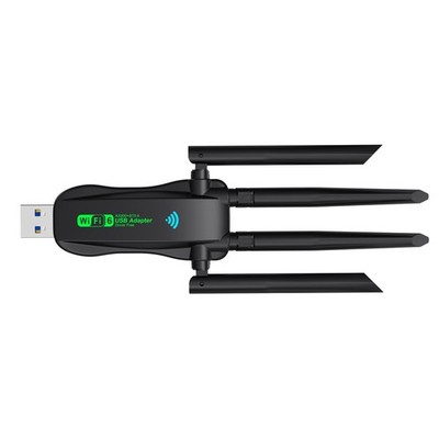 For Laptop USB WiFi 6 Bluetooth 5.4 Adapter Dual Band 2.4G/5GHz with Antenna