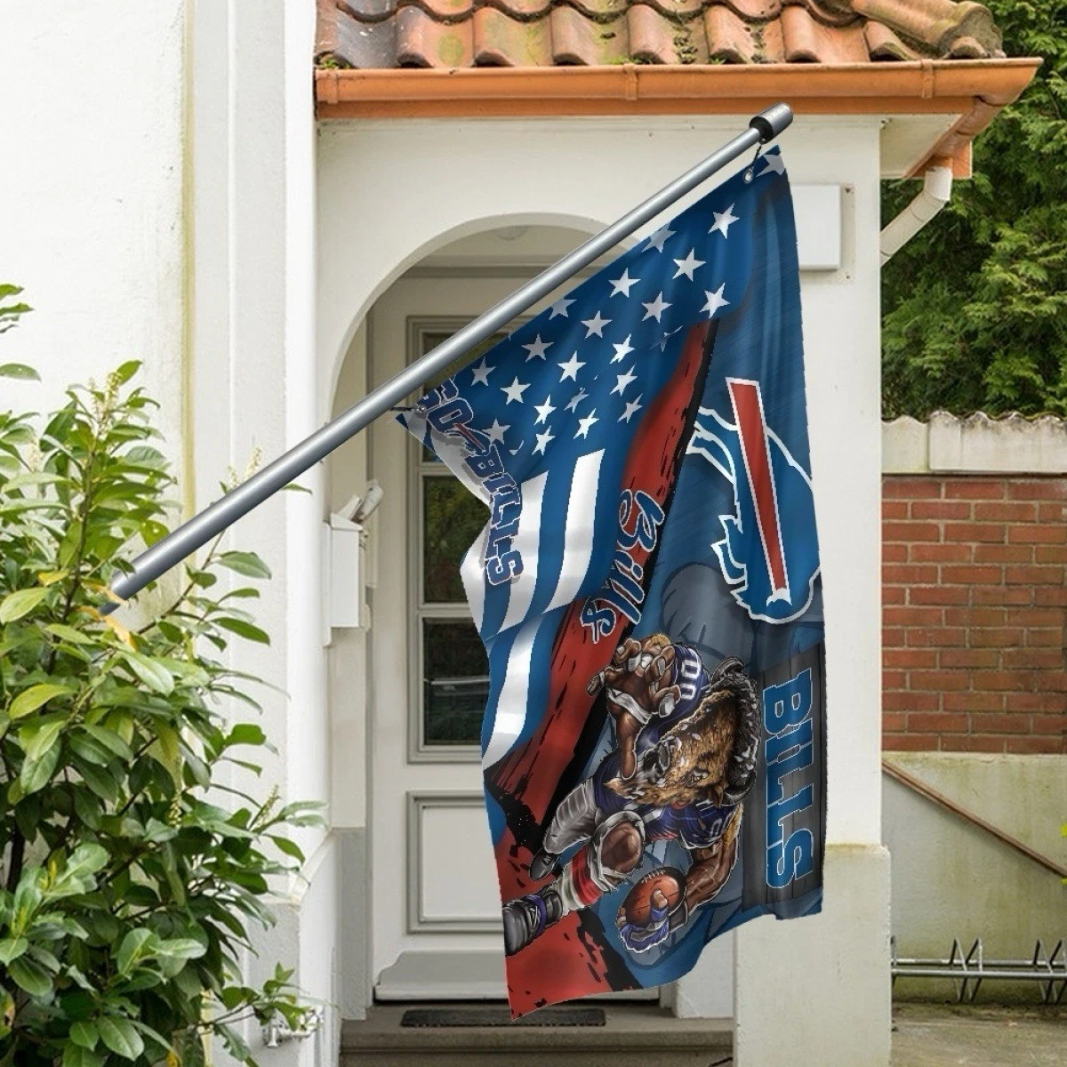 Buffalo Fans Football Team House Flag
