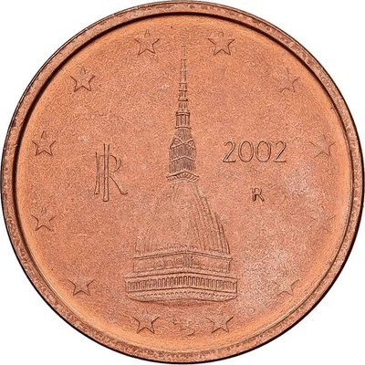 Italie, 2 Euro Cent, 2002, Rome, Cuivre plaqué acier, SUP+, KM:211 - Photo 1/2