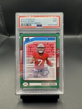 2024 Panini Donruss - Rated Rookie Bucky Irving #301 Green Autographs (AU, RC)