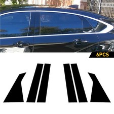 For 2014-2020 Chevy Impala Glossy Pillar Black Trims Posts 6pcs Piano Covers For 2014-2020 Chevy Impala Glossy Pillar Black Trims Posts 6pcs Piano Covers