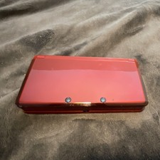 Red Nintendo 3DS w/ 3D Display and Headphone Jack (TESTED/MISSING STYLUS)