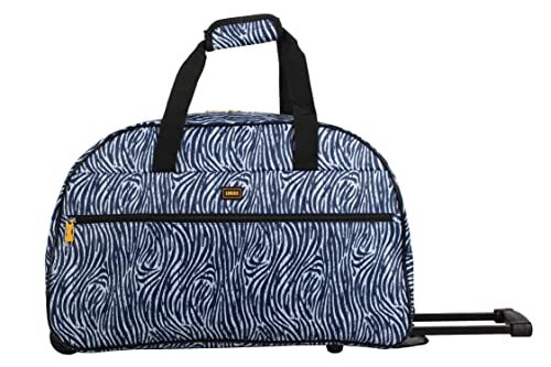 Lucas - Bolso de lona de patrón ligero de 22" - Maleta de viaje corta con 2 rodillos - Imagen 8 de 35