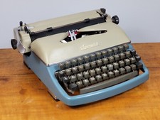 COLLECTIBLE LOVELY TYPEWRITER SUPERMETALL KsT FROM 1962 - NO RISK WITH SHIPPING thumbnail