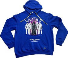 Star Wars Hoodie Adult M Blue Darth Vader Security 45th Disney Parks Exclusive