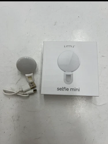 QTY 2 LITTIL Selfie Mini Small Selfie Ring Light for Mobile Phone/Laptop Bright - product listing photo