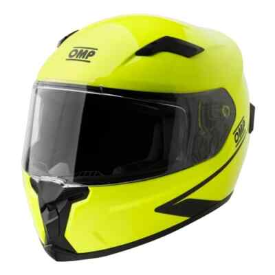 Full Face Helmet OMP Racing CIRCUIT EVO2 yellow (ECE 22.06) - size S