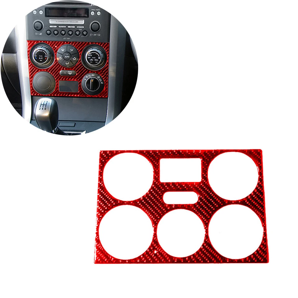 Kits completos de fibra de carbono roja moldura interior para Suzuki Grand Vitara 2006-13 Foto 2 de 4