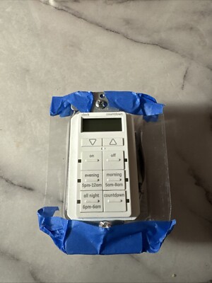 USED myTouchSmart 15 Amp 6-Presets and 24-Hourly Settings In-Wall Digital Timer