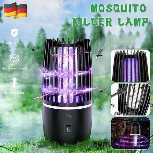 AKKU Moskito Killer UV Insektenvernichter LED Elektrisch Lampe Mückenfalle Licht