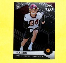 2021 Panini Mosaic #400 Dax Milne Rookie RC Card Commanders 