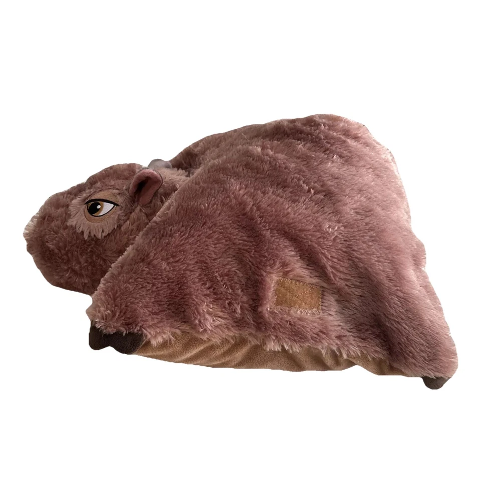 Almohada Mascotas Encanto Capibara 18”x 18” Marrón Mascota Peluche Juguete 2011 Foto 2 de 4
