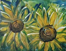 Sunflowers Painting