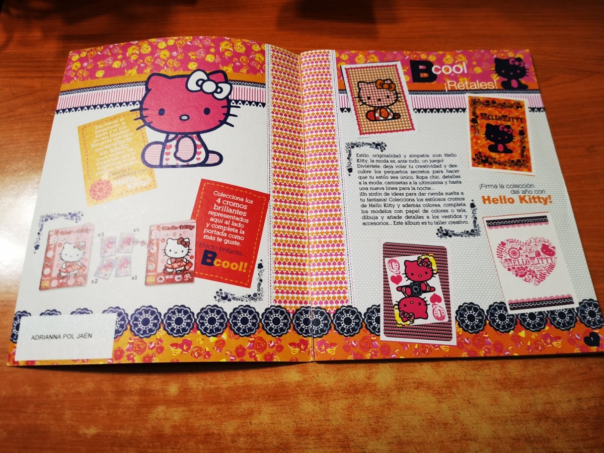 HELLO KITTY BCOOL COMPLETO PANINI ALBUM CROMOS PEGATINAS STIKER