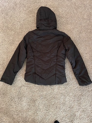 black hooded winter jacket size small - Picture 3 of 5