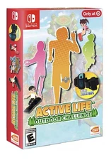 Nintendo Switch Active Life Outdoor Challenge With Leg Straps Bandai Namco NEW