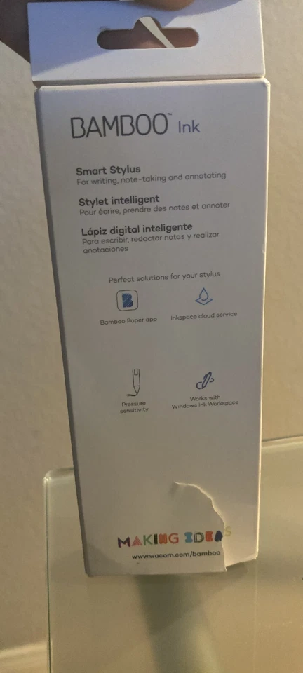 Wacom Bamboo Ink Smart Stylus Pen - Black - Image 3 of 4