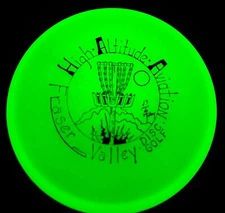 GLOW MiniDisc Golf Innova High Altitude Aviation Fraser Valley Frisbee #645