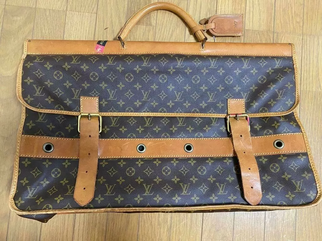 AUTH LOUIS VUITTON MONOGRAM Vintage SAC CHASSE HUNTING SHOULDER BAG LV