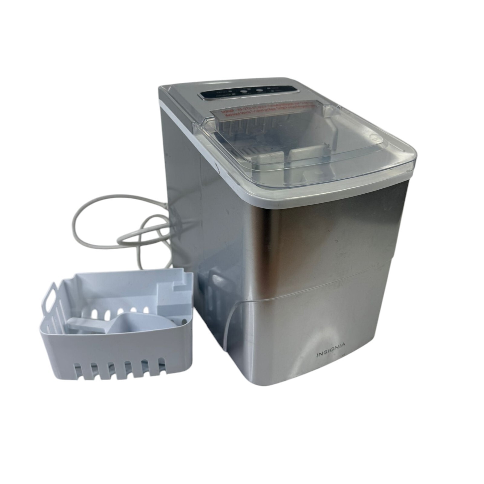Insignia™ - Portable Ice Maker with Auto Shut-Off - Silver-image