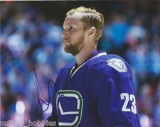 Vancouver Canucks Alexander Edler Autographed Signed 8x10 Photo COA B