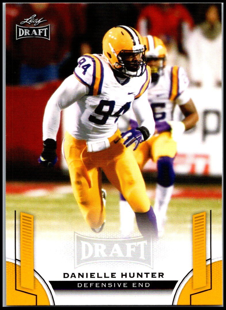 2015 Leaf Draft GOLD  #15 Danielle Hunter FREE SHIPPING!