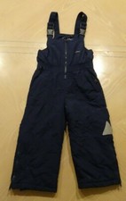 LL Bean Kids Ski Snowboarding Pants Bibs XXS/4 Blue
