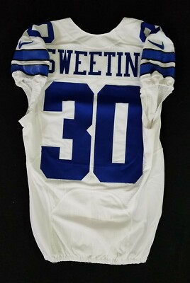 30 Rod Sweeting of Dallas Cowboys NFL Game-Issued Jersey 78833