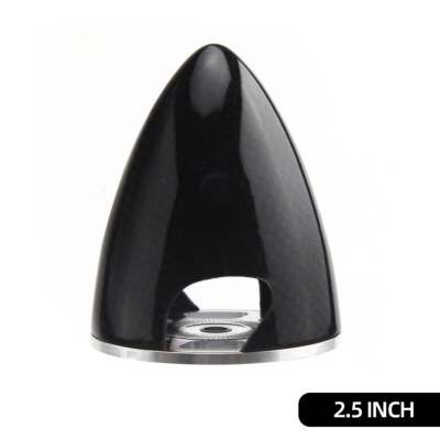 2 Blade 2.5inch Carbon fiber Spinner W/Aluminum Backplate  Electric Plane FM