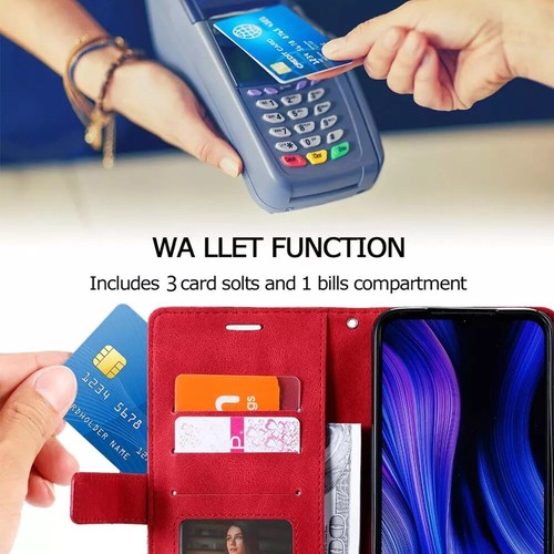 Case For Nokia 3.2 5.3 2.3 1.3 7.2 6.2 Premium Leather Flip Wallet Phone Cover - Picture 4 of 17