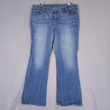 Gap Women's Denim Pants Skinny Bootcut Mid Rise Blue Size 16/33R