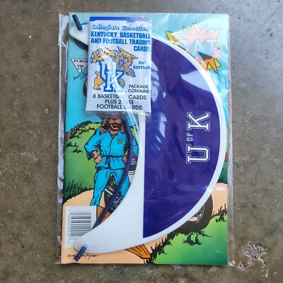 1989 Super-Cat Kentucky Wildcats Comic book, Visor + 10 Cards volume 1 Lot