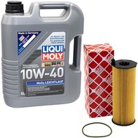 MotoröL Set ÖLfilter Febi 109709 10W40 5 Liter FüR Audi A8 Quattro A6 Avant