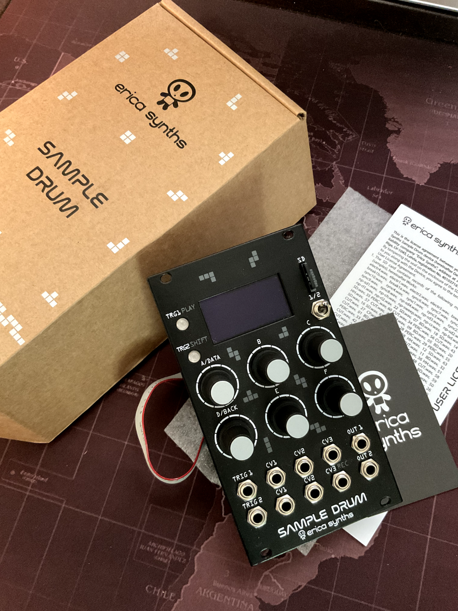 Erica synths Sample drum 元箱＋付属品完備 Erica synths Sample drum 元箱＋付属品完備 - メルカリ