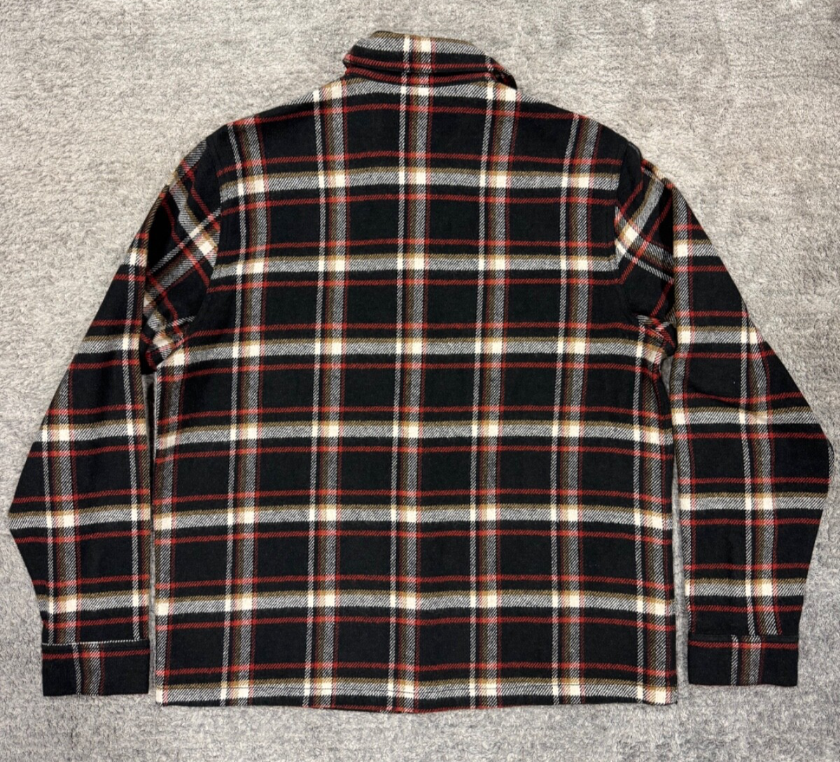 Chrome Hearts Flannel Black Check Button Down Long Sleeve Shirt 