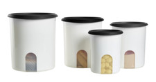 Tupperware One Touch Reminder Canisters Set o...