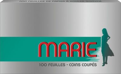GIZEH Marie - 100 Blatt, 23.5 g/m², Zellulose, Regular Burning, Cut Corners