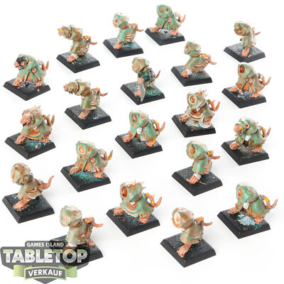 Skaven - 20x Clan Rats - unbemalt