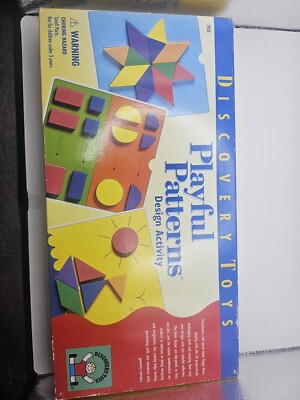 Discovery Toys Playful Patterns Design Activity Play Learning Game Preschool