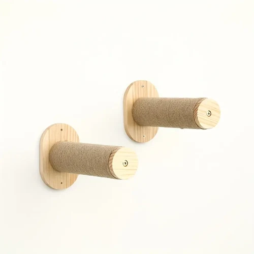 Wall Mounted Cat Tree Cat Shelf Set, Cat Wall Furniture with Cat Hammocks Indoor - Picture 9 of 12