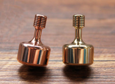 Brass Hand Twisting Spinning Top Gyro Gyroscope Ceramic Bead Gyro Toy