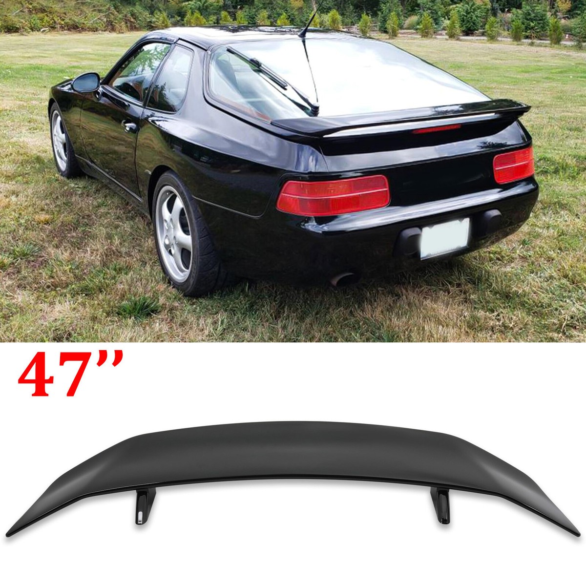 For Porsche 924 944 968 Gloss Black 47