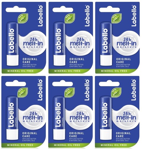 6x Labello Liposan Original Classic Pflege Lippenbalsam 6x5,5 ml Nivea - Bild 2 von 2