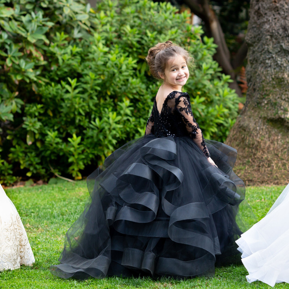 chiffon flower girl dress A-line Round Sleeveless Chiffon Flower Girl Dresses (27220015)
