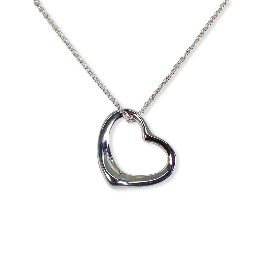 Used] TIFFANY 925 Open Heart Pendant/g468-33 | eBay