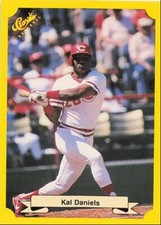 1987 Classic Update Yellow Kal Daniels Cincinnati Reds #130