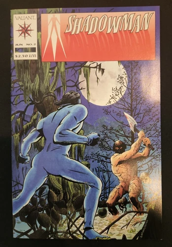 Valiant Comics SHADOWMAN #2 Midgrade June 1992  bagged and boarded