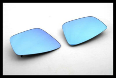 Blue Tinted Side Mirror Glass with Heat Support For VW Volkswagen Polo 6R 